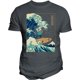 thumbnail image 1 of Camiseta gráfica Changes Adventrure Time para hombre gris grande, 1 of 1