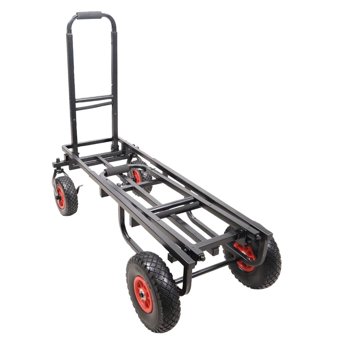 ProX X-ROLLNRUN ROLL & RUN Folding 8-in-1 Multi-Cart Rolling Utility Dolly Height Adjustable Rolling Hand Truck