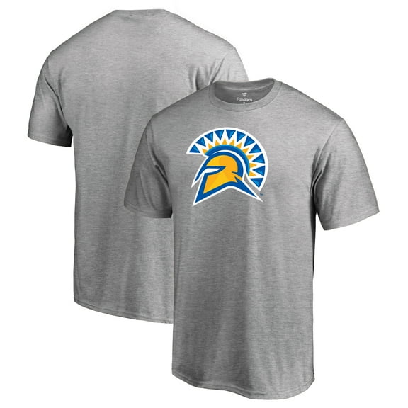 Men's Ash San Jose State Spartans Primary Team Logo T-Shirt