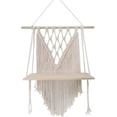 thumbnail image 1 of Macrame Shelf Macrame Wall Hanging Shelves Tassel Woven Macrame Wall Shelf, 1 of 4