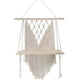 thumbnail image 1 of Estante de pared estante flotante soporte de madera columpio estante de pared colgante macramé tejido a mano soporte para plantas colgantes maceta Boho decoración del hogar Adepaton MZQ-0982, 1 of 7