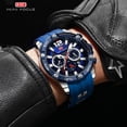thumbnail image 5 of Men's Watch Fashion Sport Wrist Watches (Chronograph/Waterproof/Luminous/Calendar) Silicon Strap Quartz Watch for Men, 5 of 5