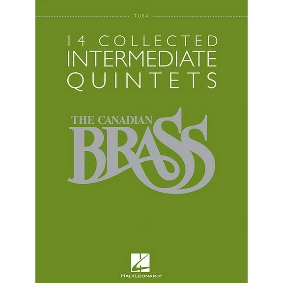 14 Collected Intermediate Quintets: Tuba (B.C.), (Paperback)