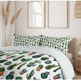 thumbnail image 6 of Ambesonne Cactus Duvet Cover Sets, Spiked Cacti Pots Art, 2-Queen, Multicolor, 6 of 7
