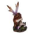 thumbnail image 3 of Sleeping Autumn Fall Pumpkin Orange Girl Fae Fairy In Enchanted Garden Figurine, 3 of 9
