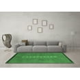 thumbnail image 3 of Ahgly Company Indoor Round Abstract Emerald Green Modern Area Rugs, 8' Round, 3 of 4