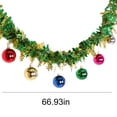 thumbnail image 3 of PALIFEUR Christmas Decorations Garland - Xmas Garland with Christmas Ball Ornaments, 67" Realistic Christmas Garland for Mantle Table Wall Fireplace Holiday Party Decor, 3 of 8