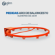thumbnail image 3 of GIM SPORTS | Aro de Baloncesto 0.99g Ultraligero ¡Alcanza Nuevas Alturas! - Resistente para largas sesiones de Juego - Fácil Instalación para Diversión Inmediata Gim Sports 3329714, 3 of 5