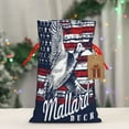 thumbnail image 4 of Fuzoiu Mallard Duck With American Flag Print Christmas Gift Bag,Burlap Gift Bag with Drawstring Closure & Hang Tag,Perfect for Holidays, Birthdays, and Special Occasions-Medium, 4 of 7