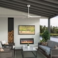 thumbnail image 3 of Hunter ZenTech 52 Inch Smart Ceiling Fan with LED Light for Bedroom or Living Room, Indoor/Outdoor Damp Rated, 3-Blade, Fresh White, Wi-Fi Enabled, Works with Alexa, Google & Apple, 3 of 20