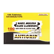 Antigrip Cold Relief 100 Units - Antigripal (Pack of 6)