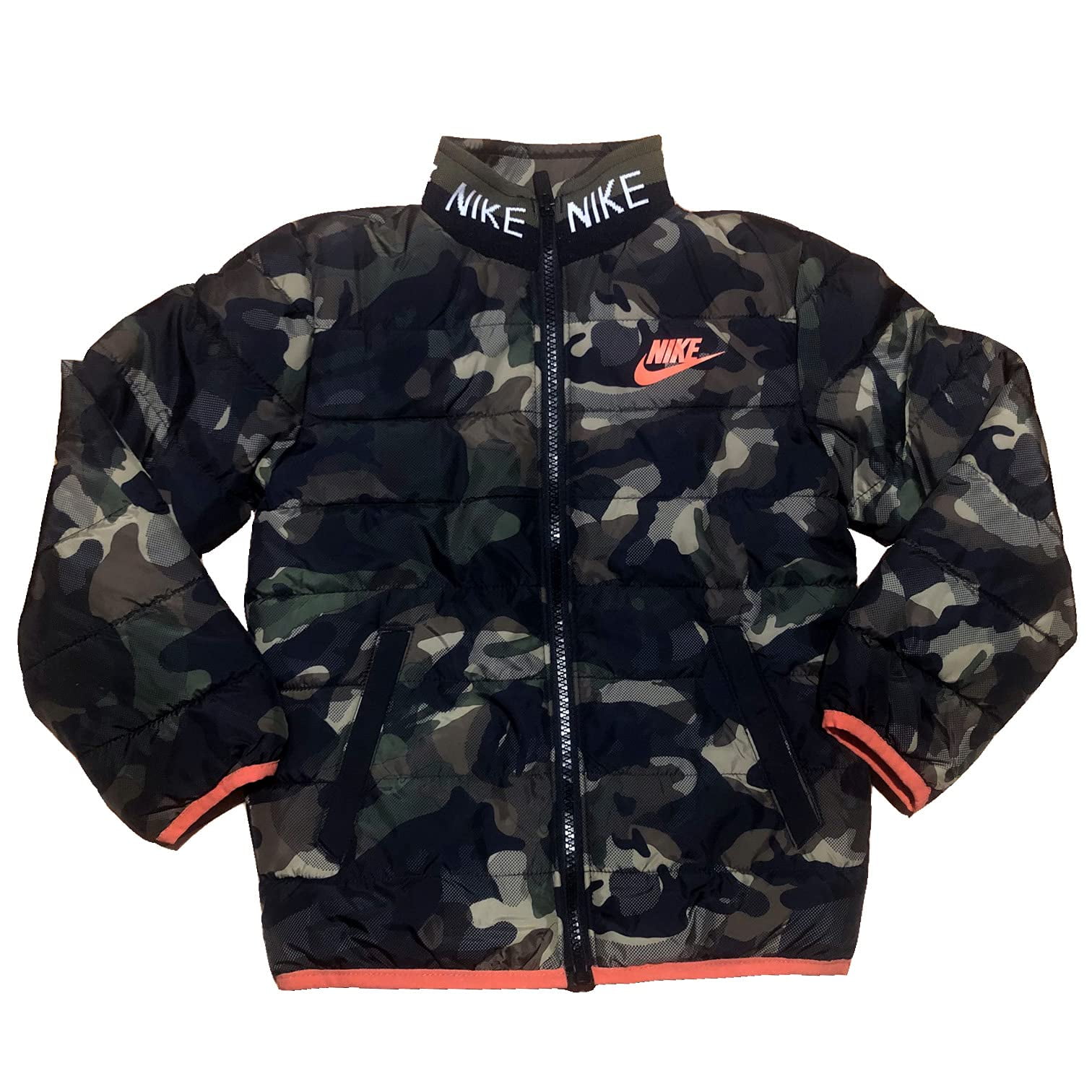 Nike camo puffer jacket best sale