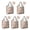 Pioneer Flower Floral-1, variant on 5 Pack Foldable Shopping Bag,Pioneer Flower Floral Print Pattern Reusable Grocery Bags with Pockets,Large Reusable Tote Bags with Handles Waterproof & Lightweight