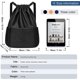 thumbnail image 2 of Bolsas con cordón KAIYANG bolsa de gimnasio PE impermeable tela Oxford color naranja, 2 of 5