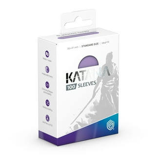 Katana Sleeves Mtg Ultimate Guard Katana Standard Size - 10 Pack Of Black  Opaque Protective Sleeves For TCGs Card Sleeves