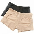thumbnail image 4 of FITVALEN Women Butt Lifter Shapewear Body Shaper Hip Enhancer Control Panties Seamless Butt Lifter Boy Shorts 2-Pack, 4 of 6