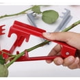 thumbnail image 3 of Red Rose Thorn Stripper Professional Florist Tool Adjustable Flower Stem Stripper for Bouquet Arranging Wedding Flowers and Gardening, 3 of 7