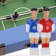 thumbnail image 3 of Foosball Player Foosball Male Player, 2 Red 2 Blue Mini Figure Plastic Foosball Male Player Replacement Parts Great Accessory For Foosball Games, 3 of 5