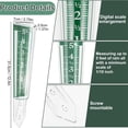 thumbnail image 4 of 5-Inch Garden Rain Gauge Outdoor Magnifying Scale and Numbers pwm25, 4 of 6