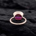 thumbnail image 5 of Mozambican Ruby Wedding Ring 10K Yellow Gold Red Ruby Solitaire Engagement Ring for Women July Birthstone Minimalist Ring Christmas Gift For Wife, 5 of 5