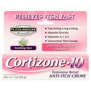 Cortizone 10 Feminine Relief AntiItch Crème 1oz