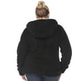 thumbnail image 3 of White Mark Women's Plus Size Hooded Sherpa Jacket, 3 of 6