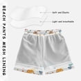 thumbnail image 3 of FORMRS Boys Swim Trunks Quick Dry Mesh Liner Boardshorts Sizes XS-XL, Red Easter Eggs, 3 of 7