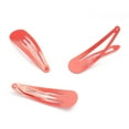 thumbnail image 2 of Southwit 50 Pack of Snap Hair Clips Hair Barrettes for Kids, Girls and Women, 50 mm (Red), 2 of 3
