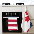 thumbnail image 4 of Sikiie USA Canada Flag Waffle Weave Kitchen Dish Cloth,Super Absorbent Kitchen Dish Towels 16*26 Inches for Dish Rags Washing Dishes, Drying Dishes, 4 of 7
