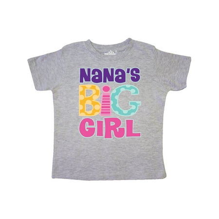 

Inktastic Nana s Big Girl Gift Toddler Toddler Girl T-Shirt