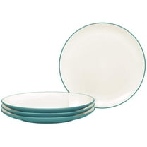 Noritake Colorwave Turquoise 8.25 in. (Turquoise) Stoneware Coupe Salad Plates, (Set of 4)