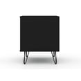 thumbnail image 1 of Manhattan Comfort Rockefeller Mid-Century Modern Nightstand, Black, 1 of 7