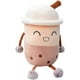 thumbnail image 2 of Lindo peluche Boba de peluche con forma de taza de leche y té de burbujas, suave y kawaii, regalo para niños (marrón, 20 cm), 2 of 5