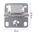 thumbnail image 2 of Replacement Stainless Steel Hinge Set For Coleman Cooler With 8 Screws, 2 of 6