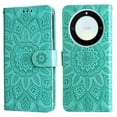 thumbnail image 1 of Funda tipo cartera GANGXUN para Honor Magic 5 Lite , diseño girasol, cuero PU, soporte, cierre magnético, tarjetero, 1 of 5
