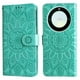 thumbnail image 1 of Funda tipo cartera GANGXUN para Honor Magic 5 Lite , diseño girasol, cuero PU, soporte, cierre magnético, tarjetero, 1 of 5