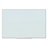 U BRANDS Floating Glass Ghost Grid Dry Erase Board, 24" Whiteboards Height