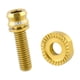 thumbnail image 3 of Tornillos de fijación de titanio para desviador delantero de bicicleta Oro, 3 of 9