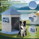 thumbnail image 4 of Caseta para perros DRATO para interiores y exteriores, duradera para perros grandes, color azul, 4 of 8