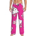 thumbnail image 2 of Lsque Sanrio Print Men's Pajama Pants, Lounge Pant - Comfortable Home Wear,Elastic Waistband, Stylish Design-Medium, 2 of 9