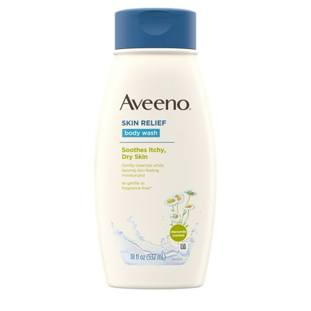 Aveeno Skin Relief Oat Body Wash with Chamomile Scent, 18 fl. oz