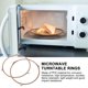 thumbnail image 4 of WORGEOUS 4pcs Microondas Horno de vidrio Anillos de giradiscos de microondas Base de soporte, 4 of 8