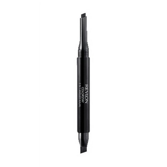 Revlon ColorStay 2 in 1 Angled Kajal Eyeliner, 104 Graphite, 0.01 oz