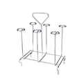 thumbnail image 1 of EeaseCA Metal Wine Glass Holder Wine Cup Rack Stemware Storage Air Drying System with Drain Tray for Kitchen Dining Room Bar Restaurant, 1 of 8