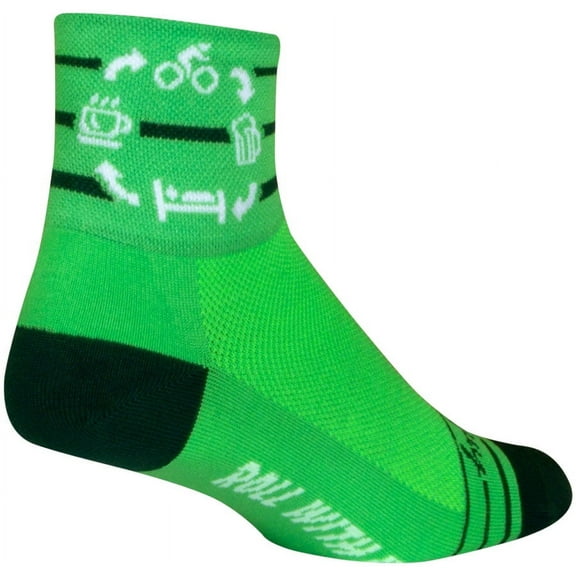 SockGuy The Cycle Standard Classic Socks - 3", Small/Medium