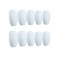 thumbnail image 1 of Uñas postizas de diseño elegante en tono blanco mate, ideal para uso profesional o en casa. Incluye 24 piezas de diferentes tamaños, adaptables a todas las formas de uñas. Fabricadas en material ABS, 1 of 6