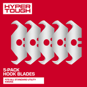 Hyper Tough 5-Pack Replaceable Utility Knife Hook Blades