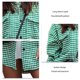 thumbnail image 5 of Camisa casual a cuadros para mujer,Camisa casual a cuadros para mujer Camisa frontal con botones para dama Camisa de manga larga Funcionamiento suave, 5 of 6