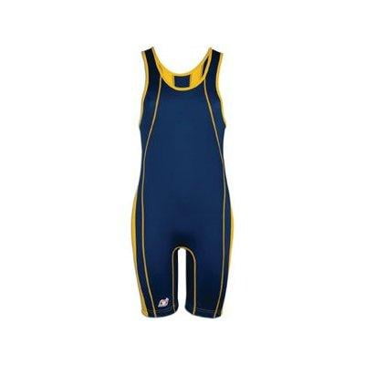 - brute maverick wrestling singlet -navy/athletic gold - xxxl