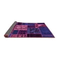 thumbnail image 2 of Ahgly Company Indoor Rectangle Patchwork Purple Transitional Area Rugs, 4' x 6', 2 of 4